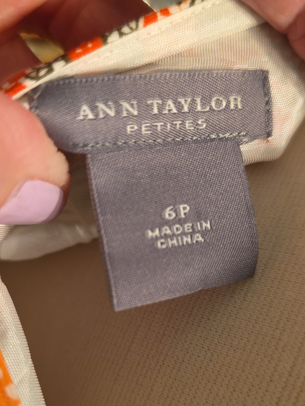 Ann Taylor Petite Batik Floral Fitted Waist Sundress Fit & Flare Sun Beach Dress - Picture 2 of 6